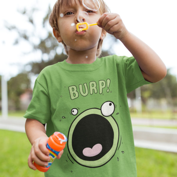 Kids Funny Burp T-Shirt